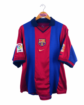 maillot vintage domicile FC Barcelone 2000/2001
