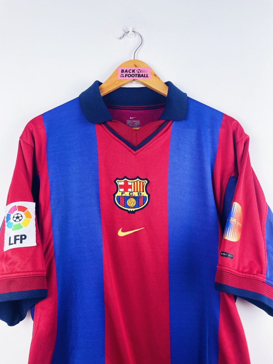maillot vintage domicile FC Barcelone 2000/2001
