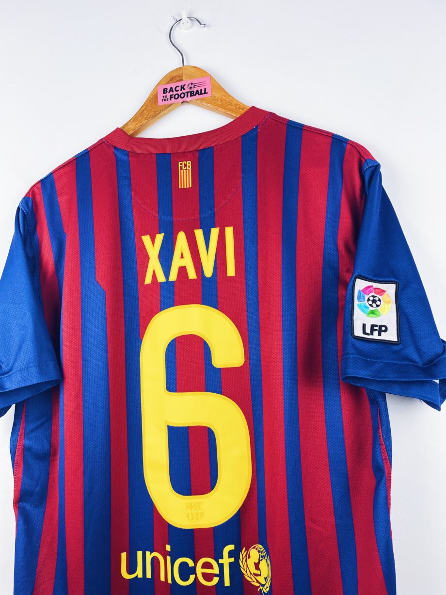 maillot vintage domicile Barcelone 2011/2012 floqué Xavi #6