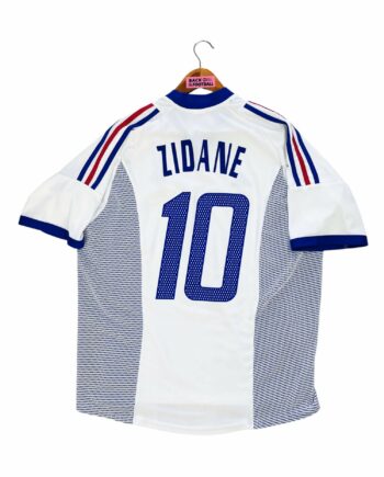 maillot vintage extérieur équipe de France 2002 floqué Zidane #10