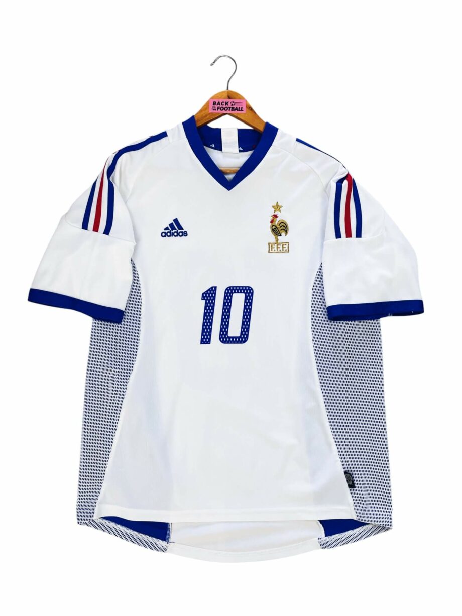 maillot vintage extérieur équipe de France 2002 floqué Zidane #10