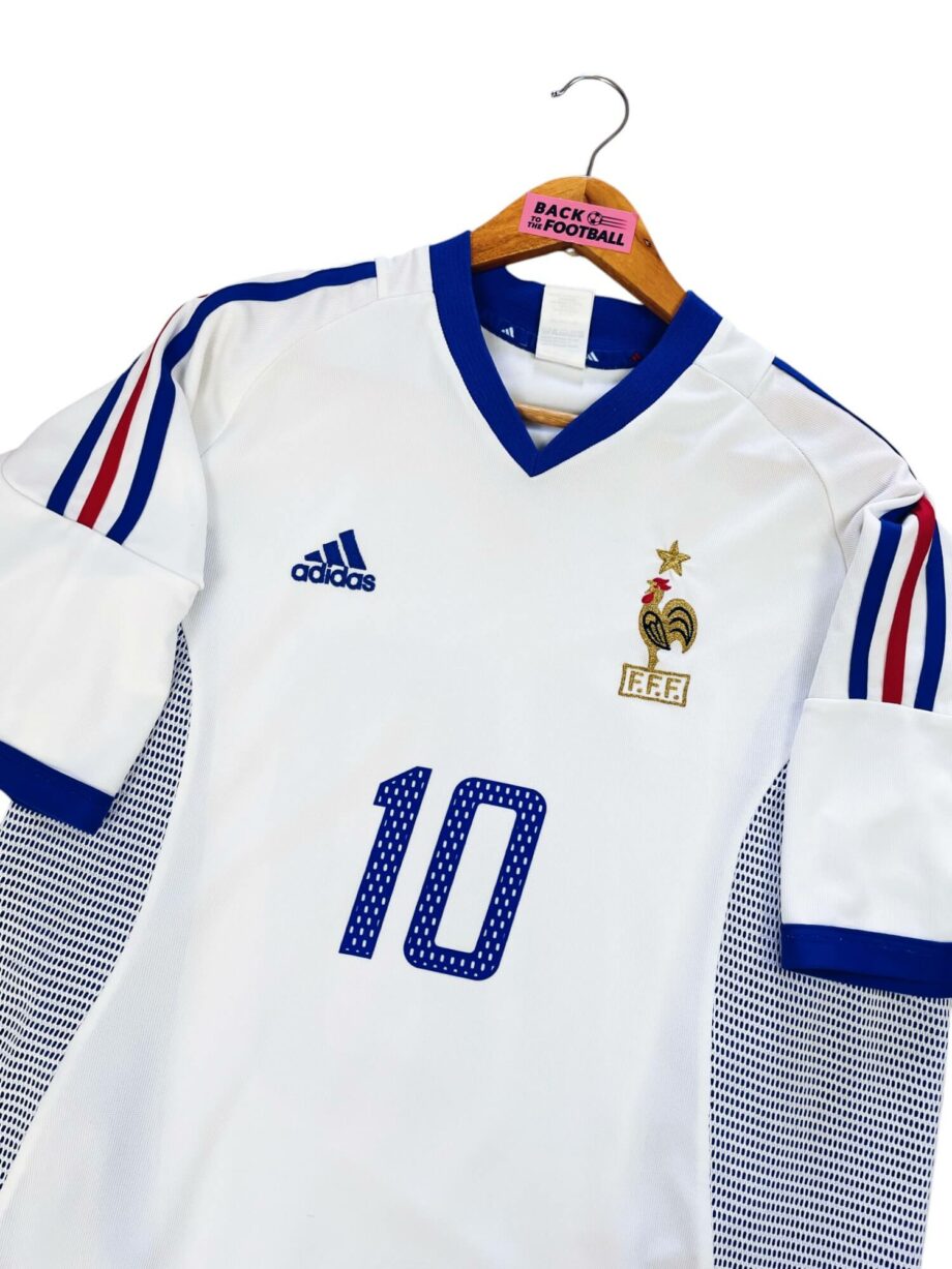 maillot vintage extérieur équipe de France 2002 floqué Zidane #10