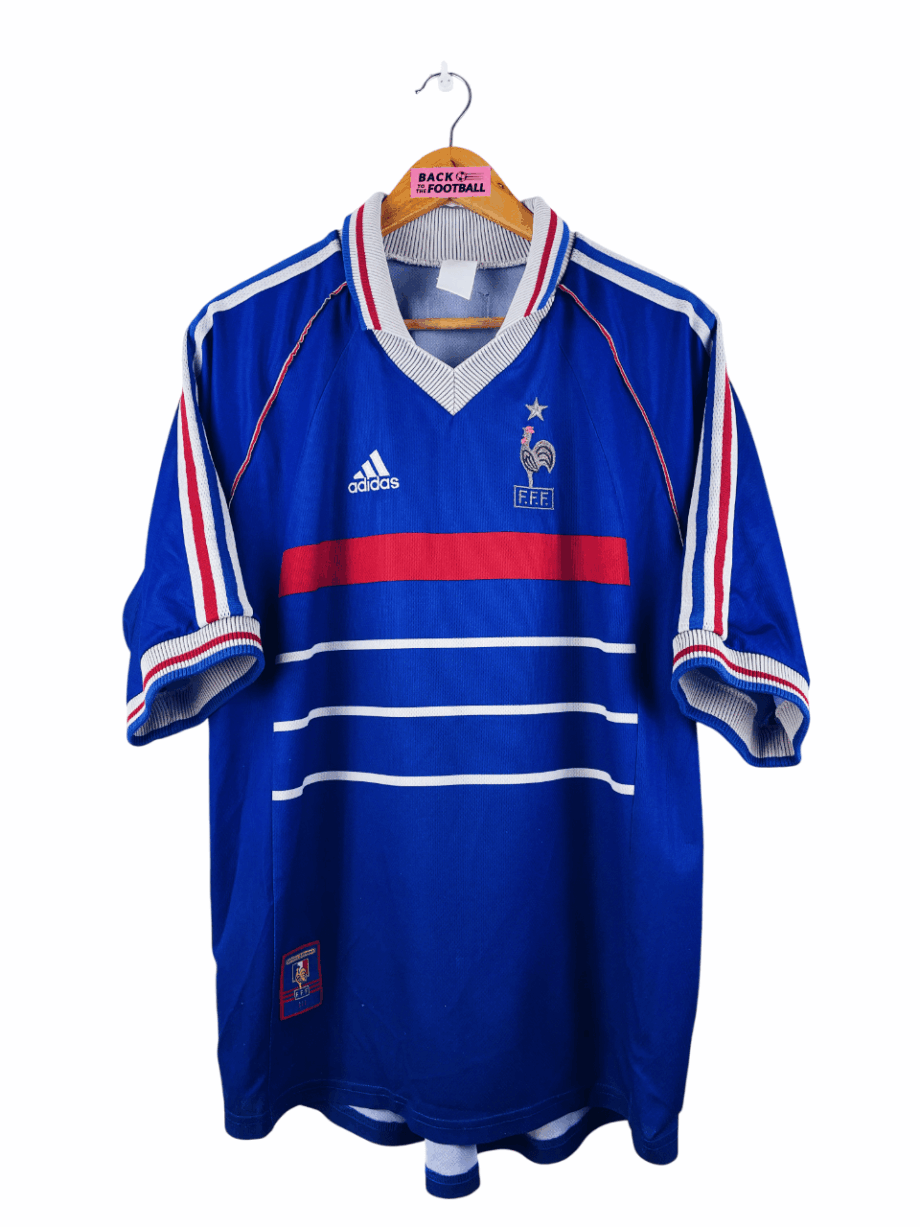 maillot vintage domicile équipe de France 1998