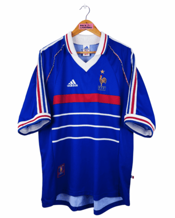 maillot vintage domicile équipe de France 1998