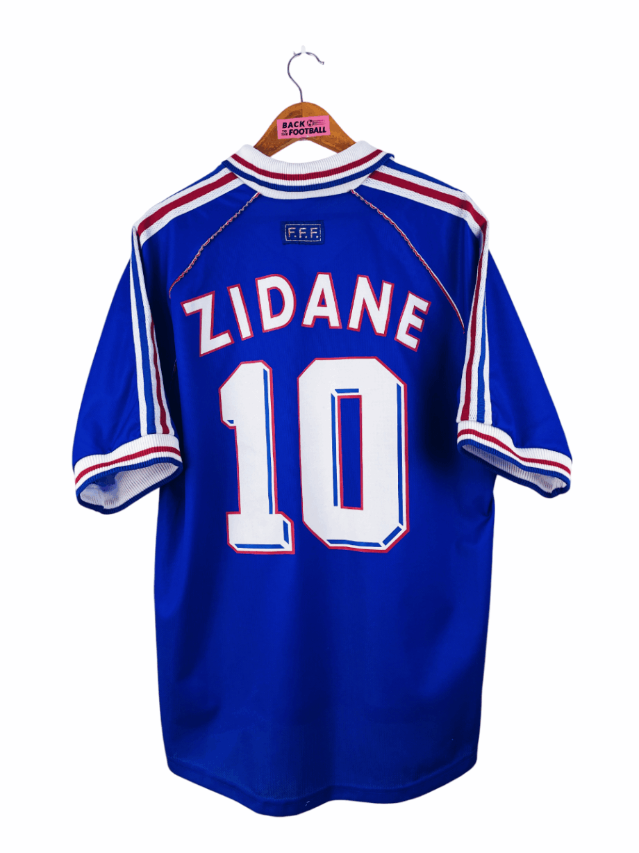 maillot vintage domicile équipe de France 1998 floqué Zidane #10