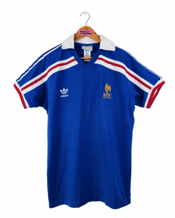 maillot vintage domicile équipe de France 1986