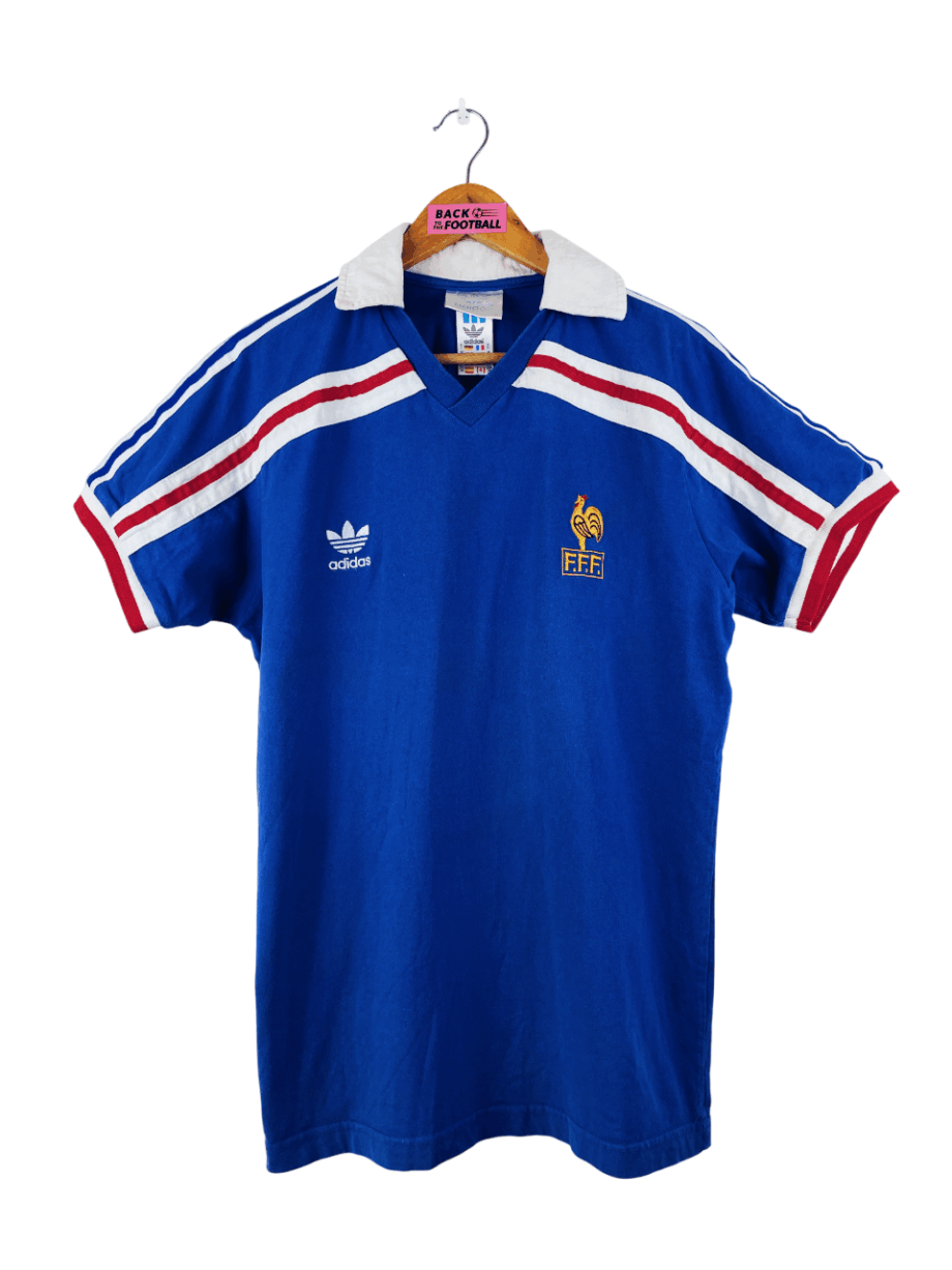maillot vintage domicile équipe de France 1986