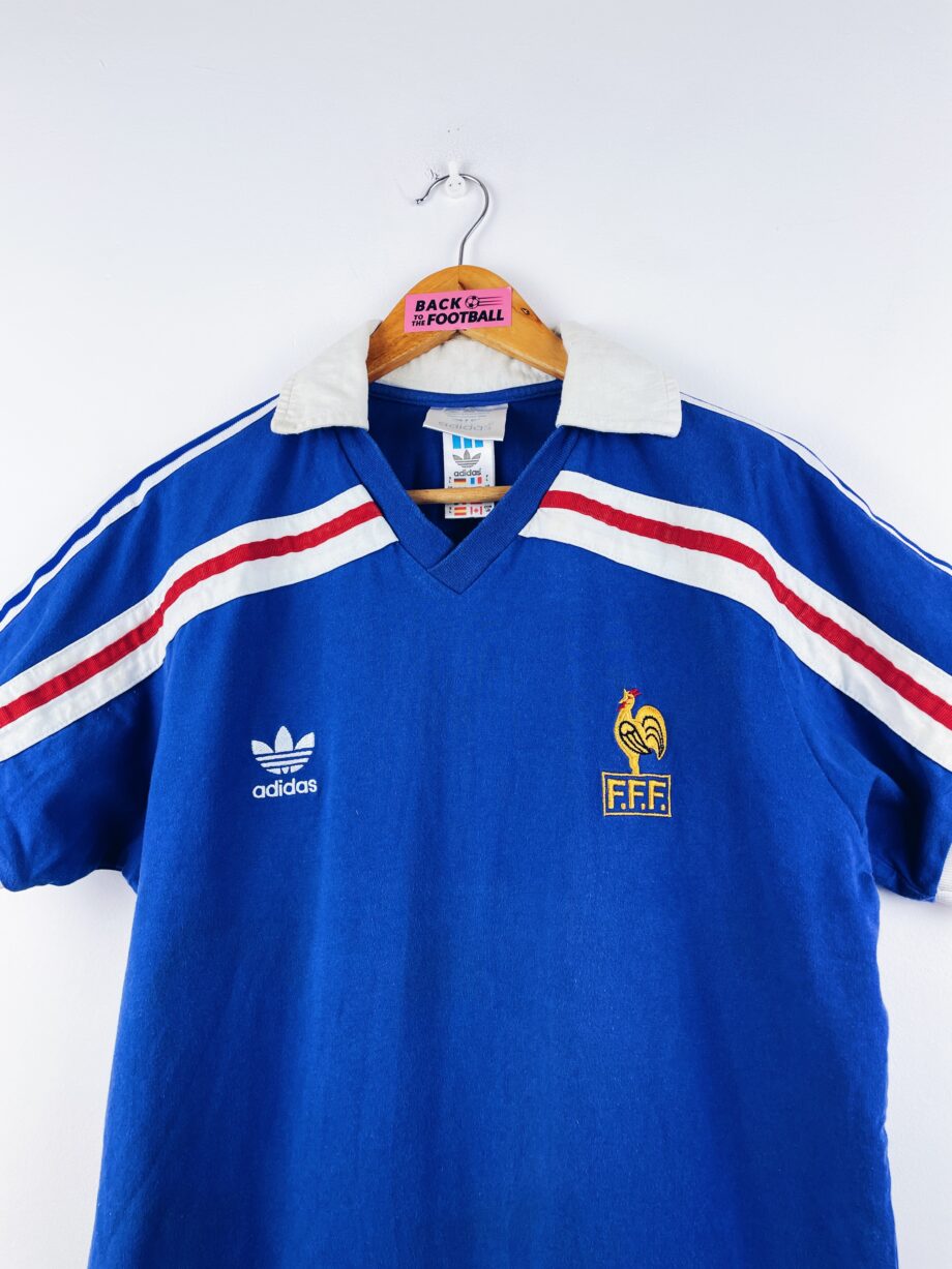 maillot vintage domicile équipe de France 1986