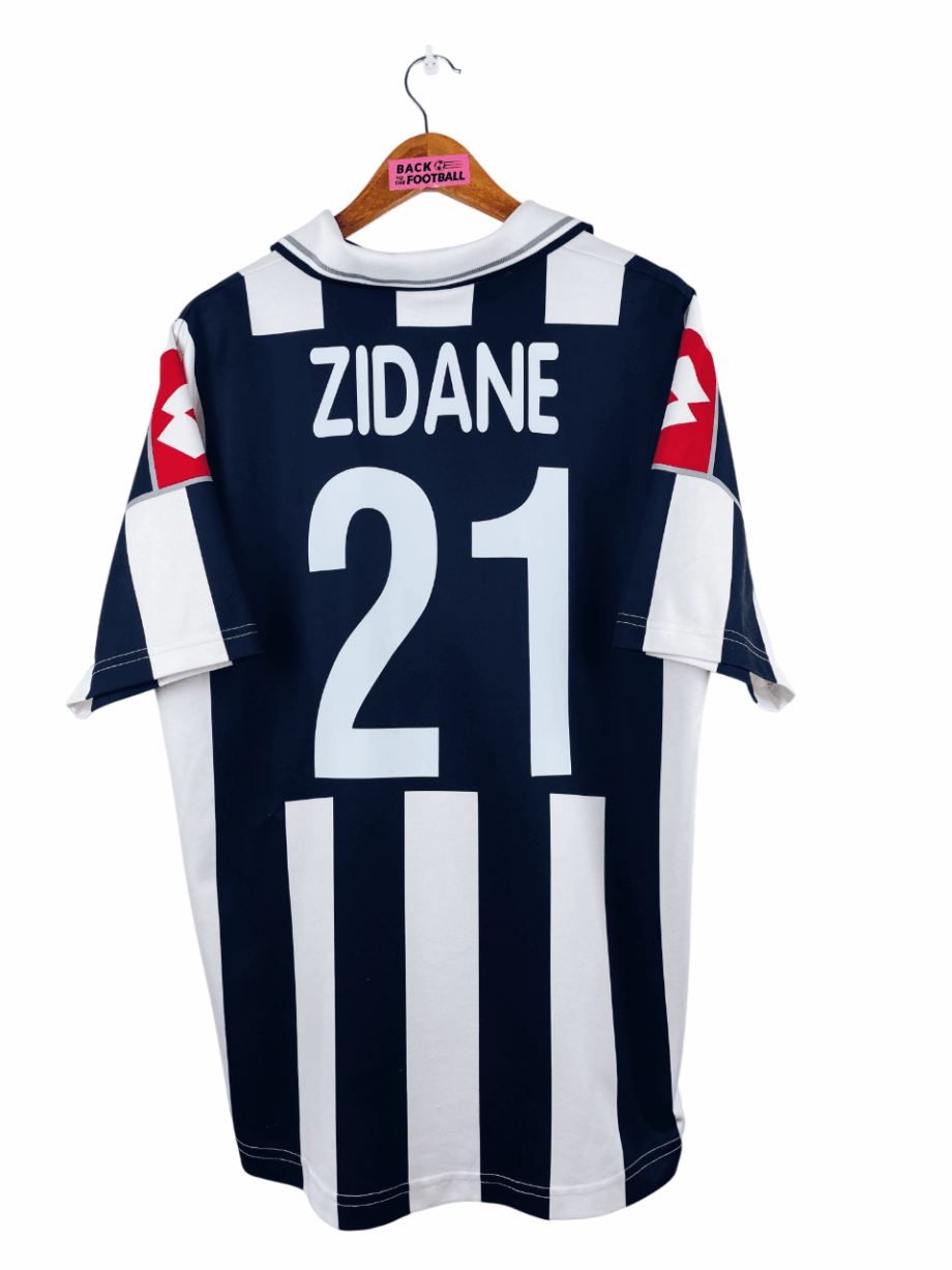 maillot vintage domicile Juventus 2000/2001 floqué Zidane #21