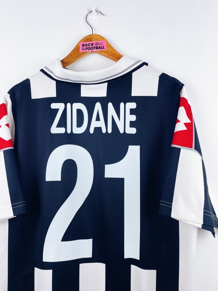 maillot vintage domicile Juventus 2000/2001 floqué Zidane #21
