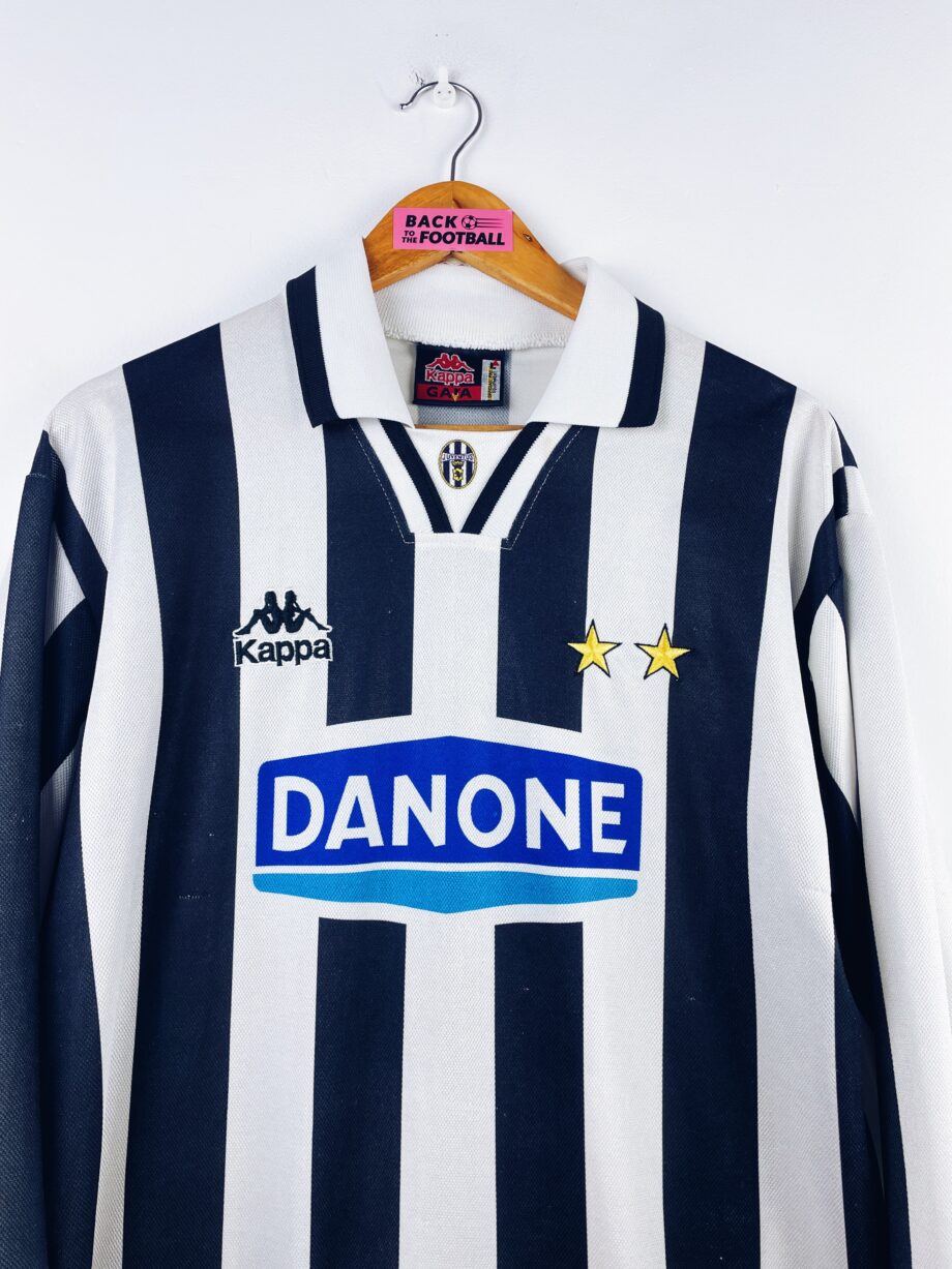 maillot vintage domicile Juventus 1994/1995 manches longues