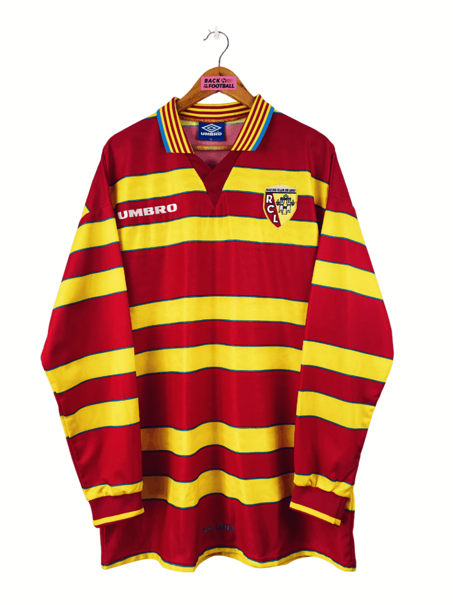 maillot vintage domicile RC Lens 1996/1997 manches longues stock pro (player issue)