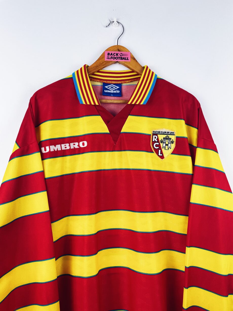 maillot vintage domicile RC Lens 1996/1997 manches longues stock pro (player issue)