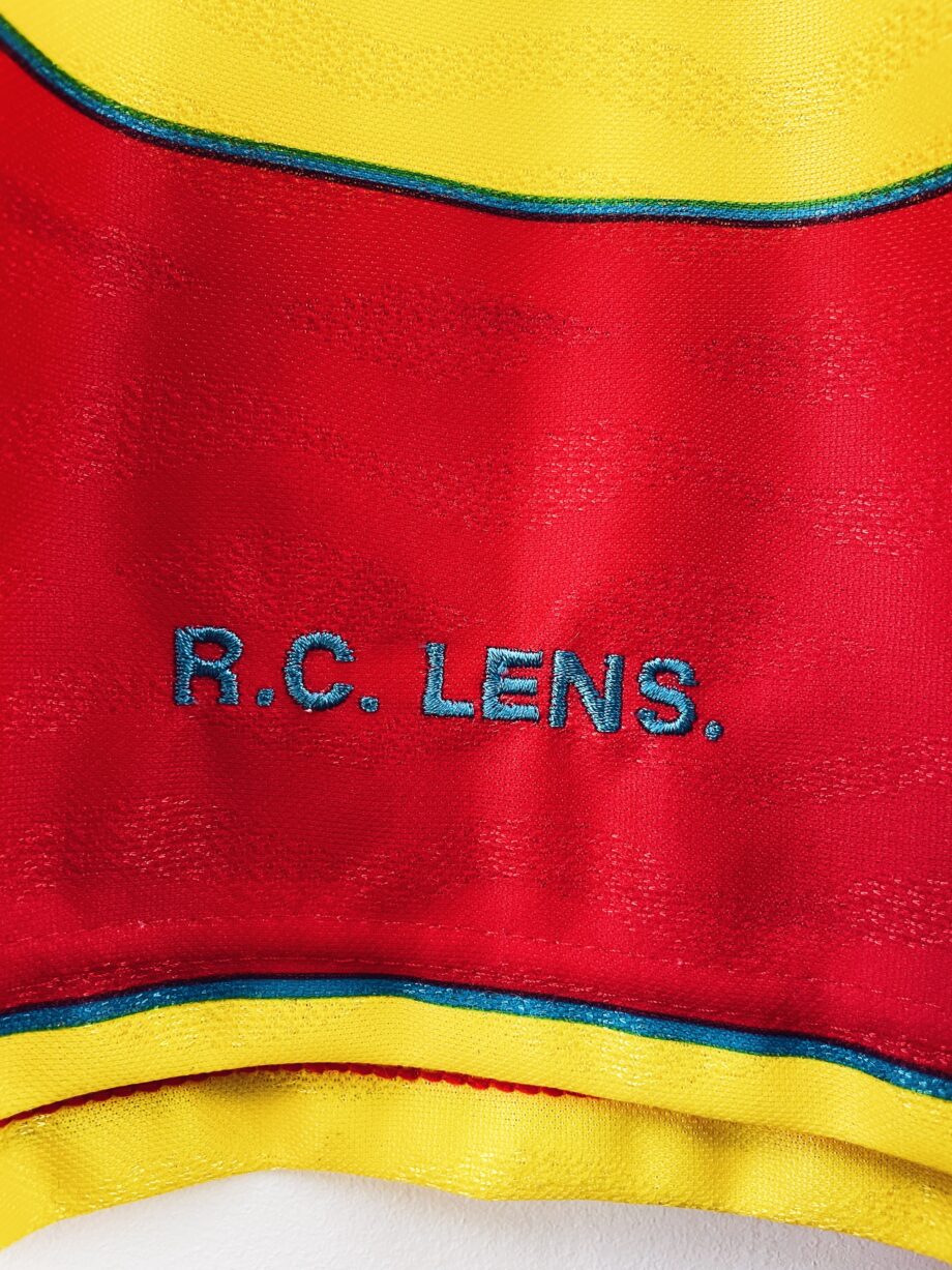 maillot vintage domicile RC Lens 1996/1997 manches longues stock pro (player issue)