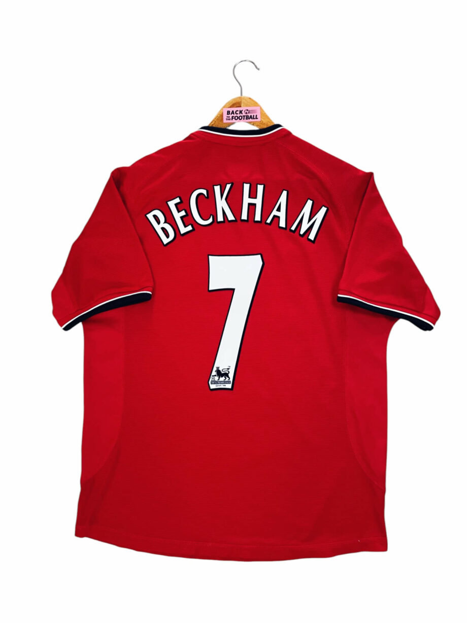 maillot vintage domicile Manchester United 2000/2002 floqué Beckham #7