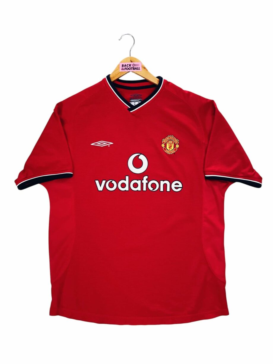 maillot vintage domicile Manchester United 2000/2002 floqué Beckham #7