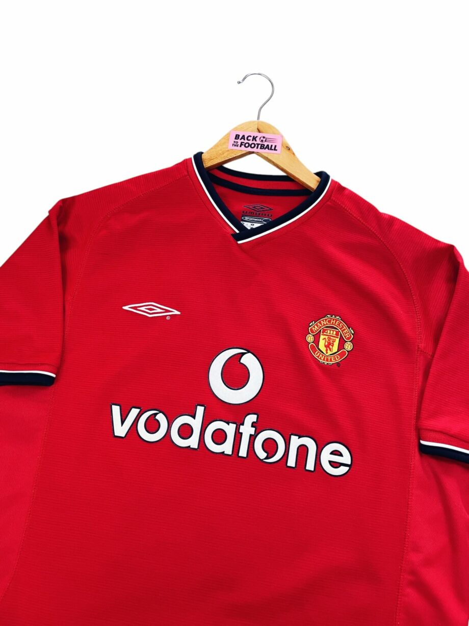 maillot vintage domicile Manchester United 2000/2002 floqué Beckham #7