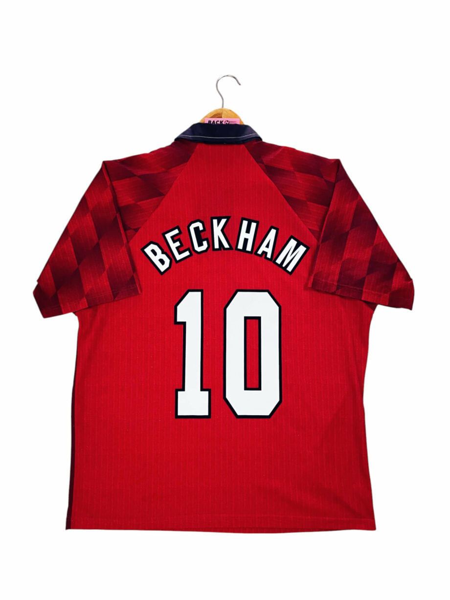 maillot vintage domicile Manchester United 1996/1998 floqué Beckham #10