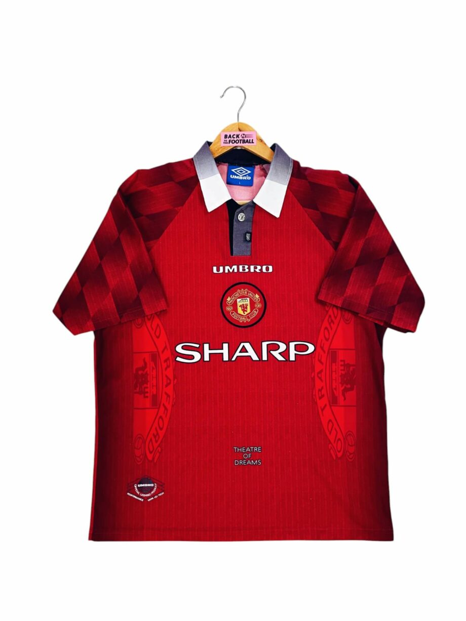 maillot vintage domicile Manchester United 1996/1998 floqué Beckham #10