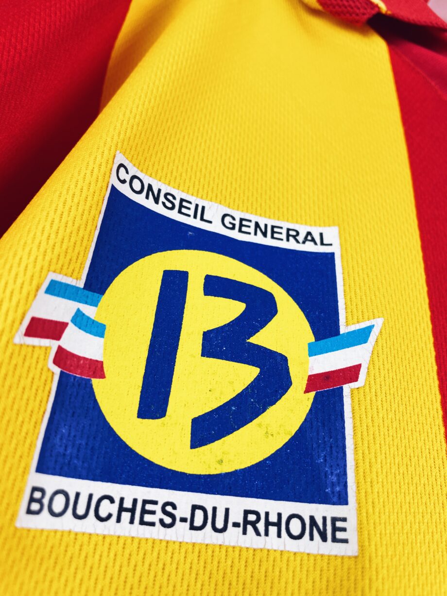 maillot vintage domicile Martigues 2001/2002 floqué du numéro 10