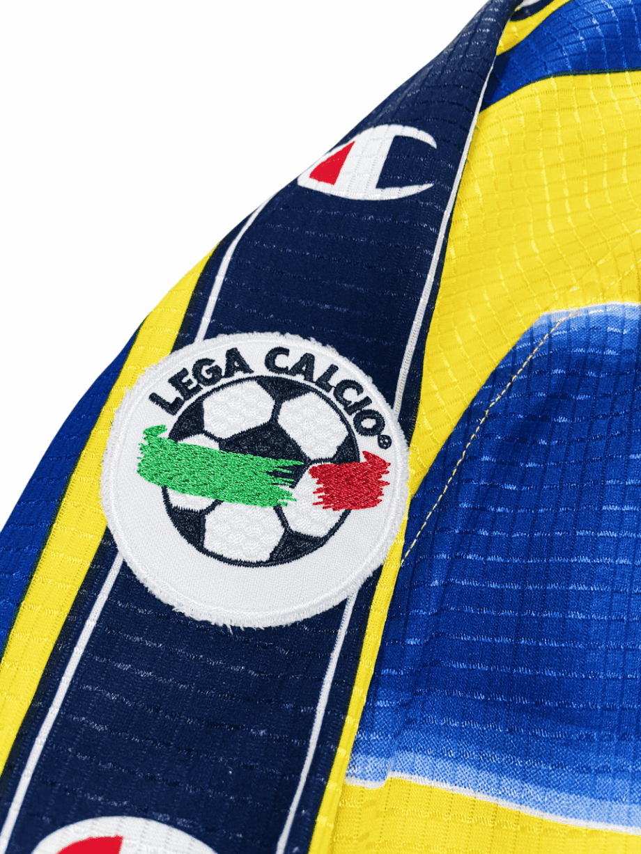 maillot vintage domicile Parme 1999/2000 manches longues préparé (match issue) pour le numéro 20