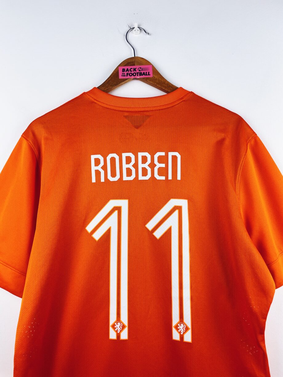 maillot vinatge domicile Pays-Bas 2014 floqué Robben #11