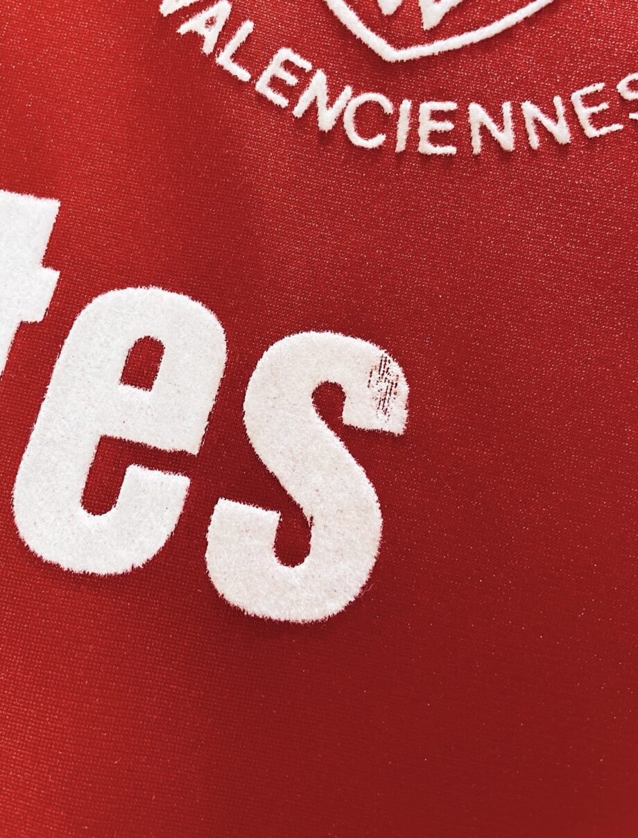 maillot vintage domicile Valenciennes 1980/1981 manches longues porté (match worn) par Bruno Zaremba #9