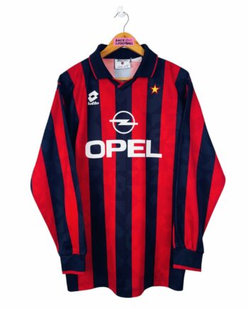 maillot vintage domicile AC Milan 1994/1995 manches longues