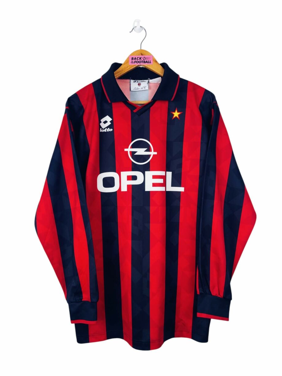 maillot vintage domicile AC Milan 1994/1995 manches longues