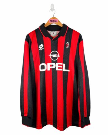 maillot vintage domicile AC Milan 1995/1996 manches longues player issue