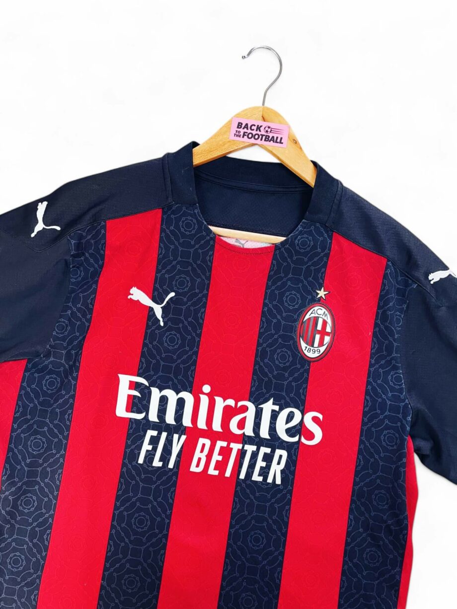 maillot vintage domicile AC Milan 2020/2021 floqué Ibrahimović #11