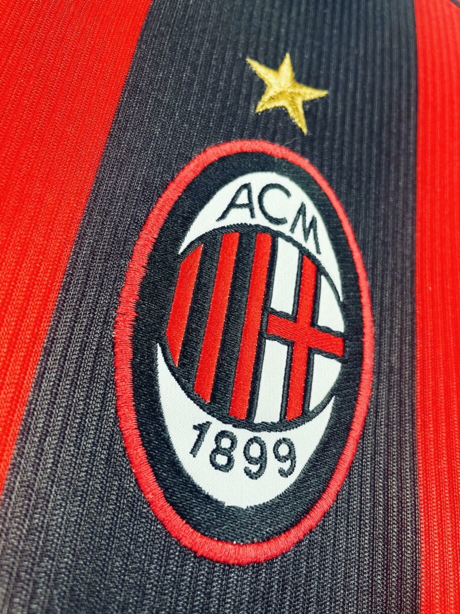 maillot vintage domicile AC Milan 1998/1999 manches longues