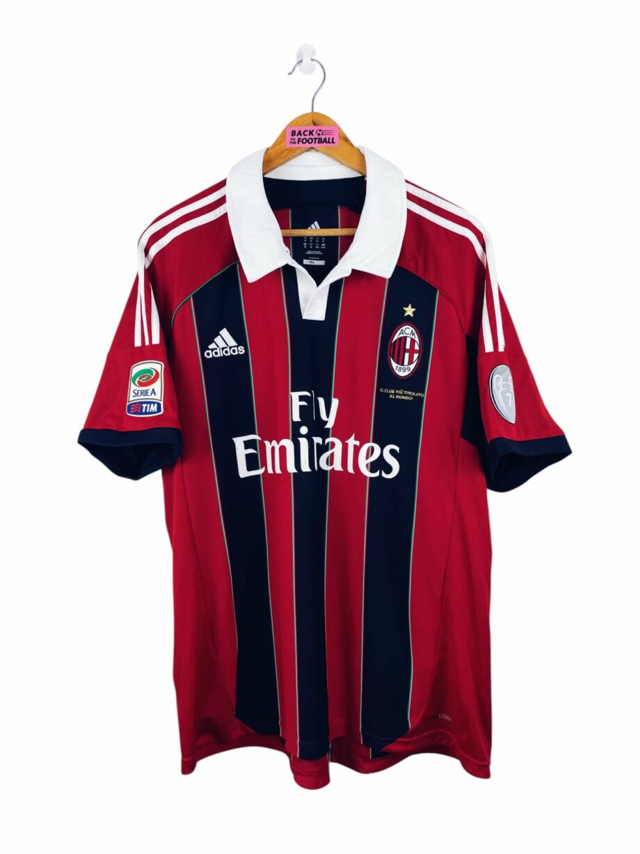 maillot vintage domicile AC Milan 2012/2013 floqué El Saarawy #92