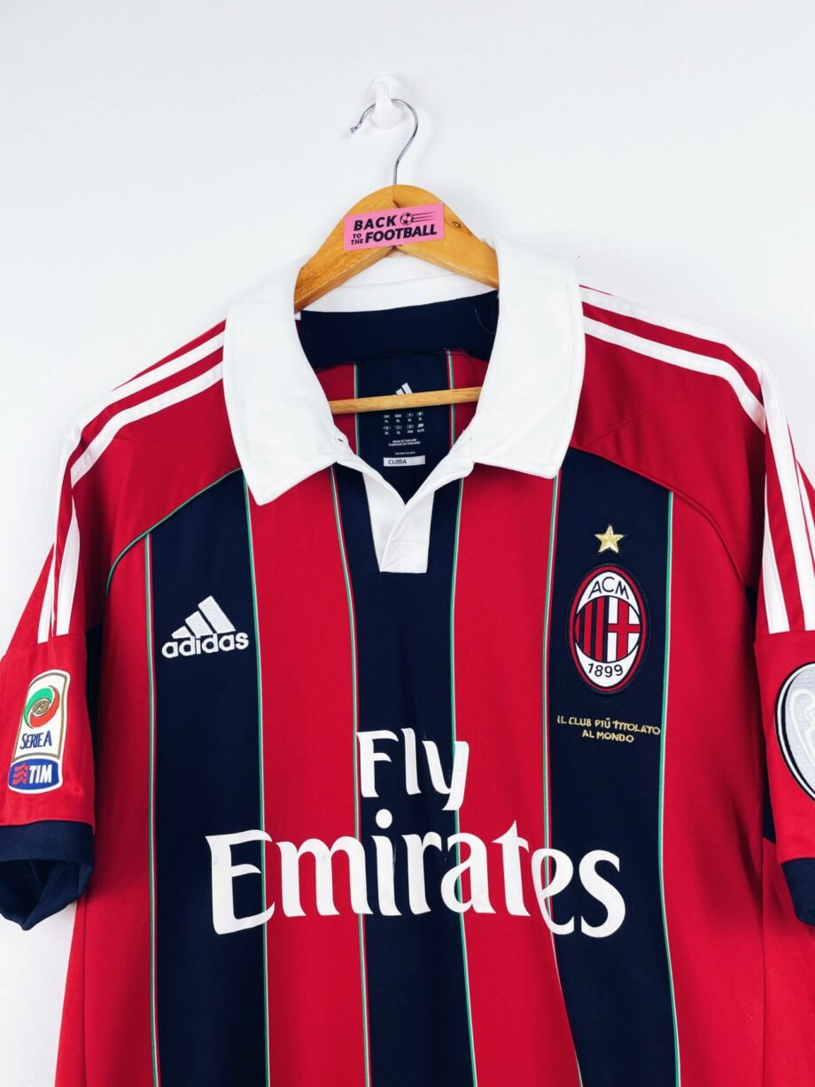 maillot vintage domicile AC Milan 2012/2013 floqué El Saarawy #92