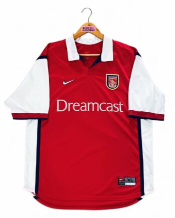 maillot vintage domicile Arsenal 1999/2000