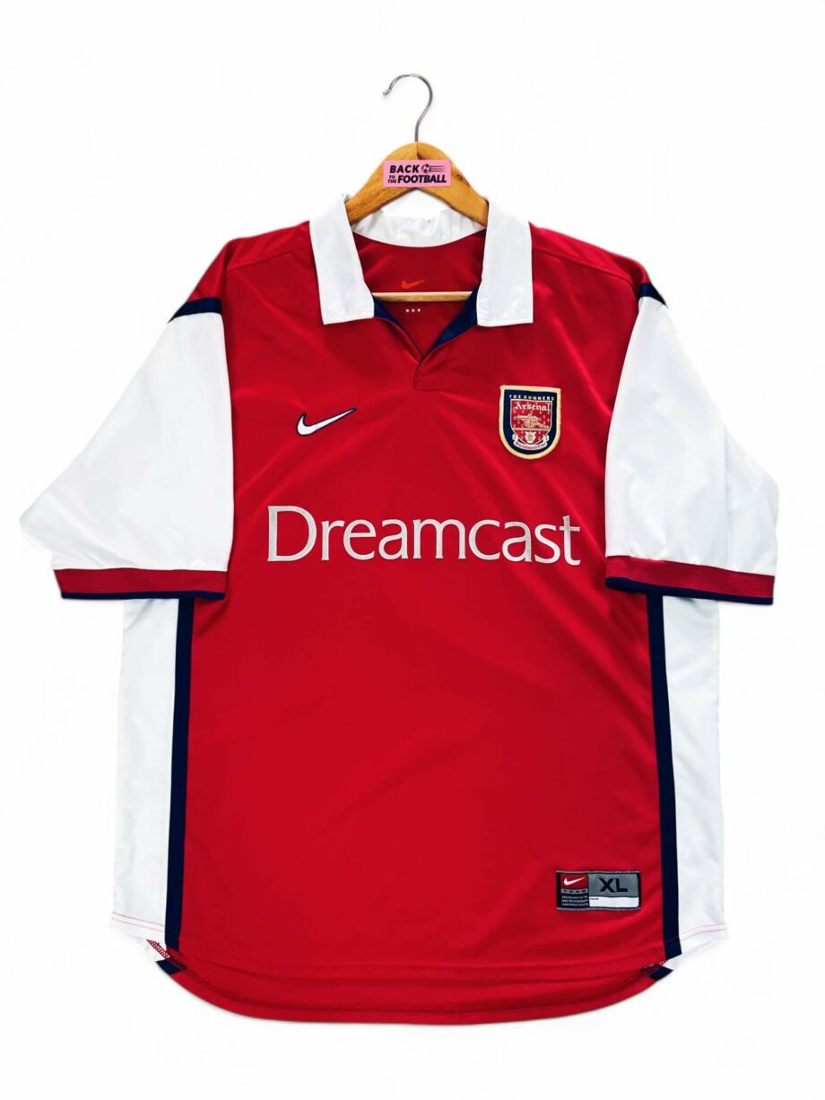 maillot vintage domicile Arsenal 1999/2000