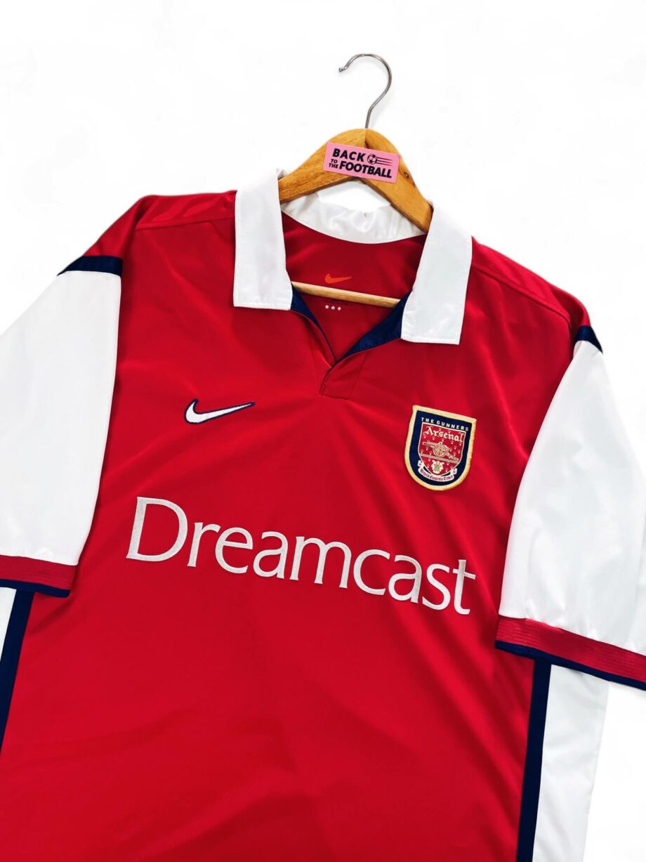 maillot vintage domicile Arsenal 1999/2000
