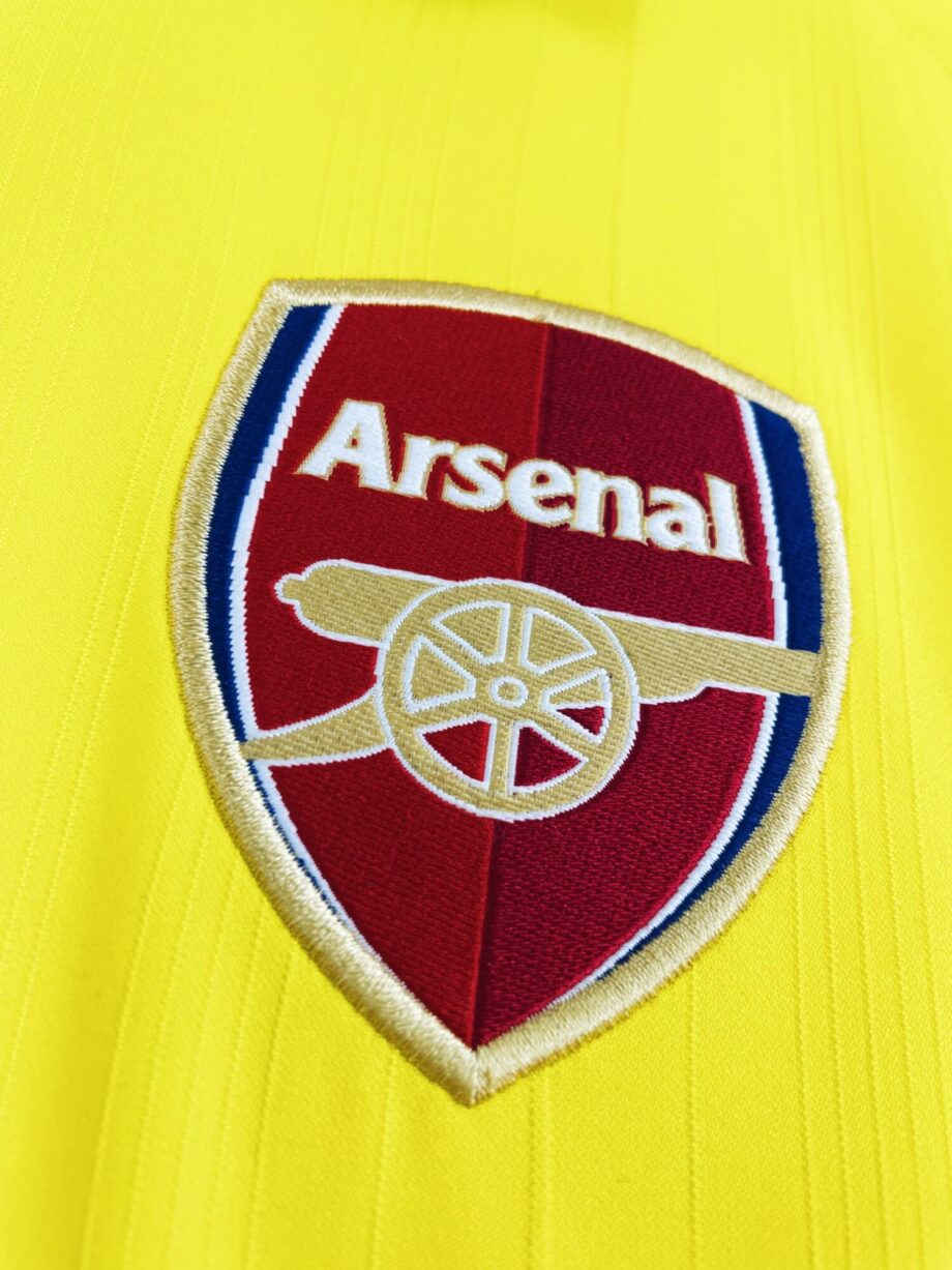 maillot vintage extérieur Arsenal 2003/2004 manches longues floqué Henry #14