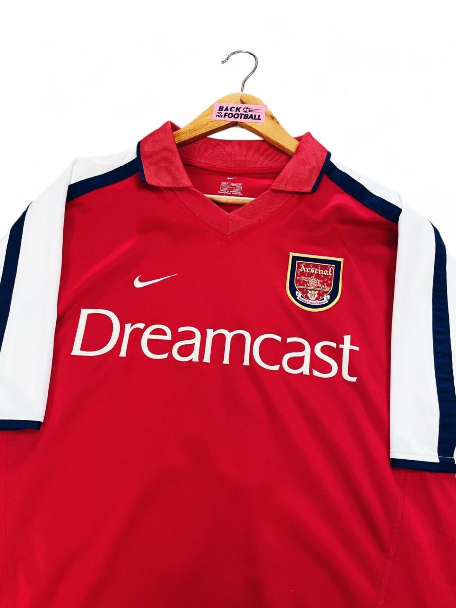 maillot vintage domicile Arsenal 2000/2002 floqué Henry #14