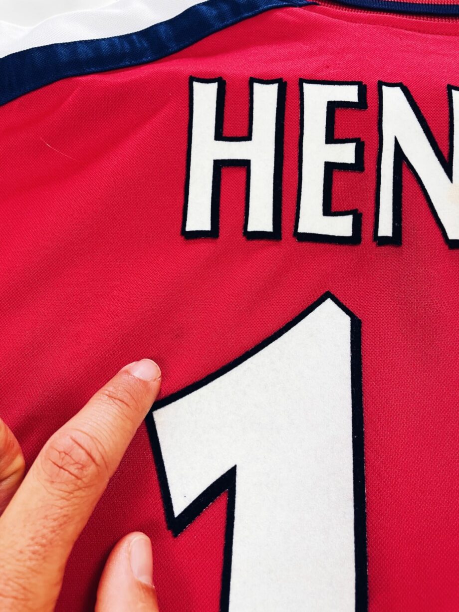 maillot vintage domicile Arsenal 2000/2002 floqué Henry #14