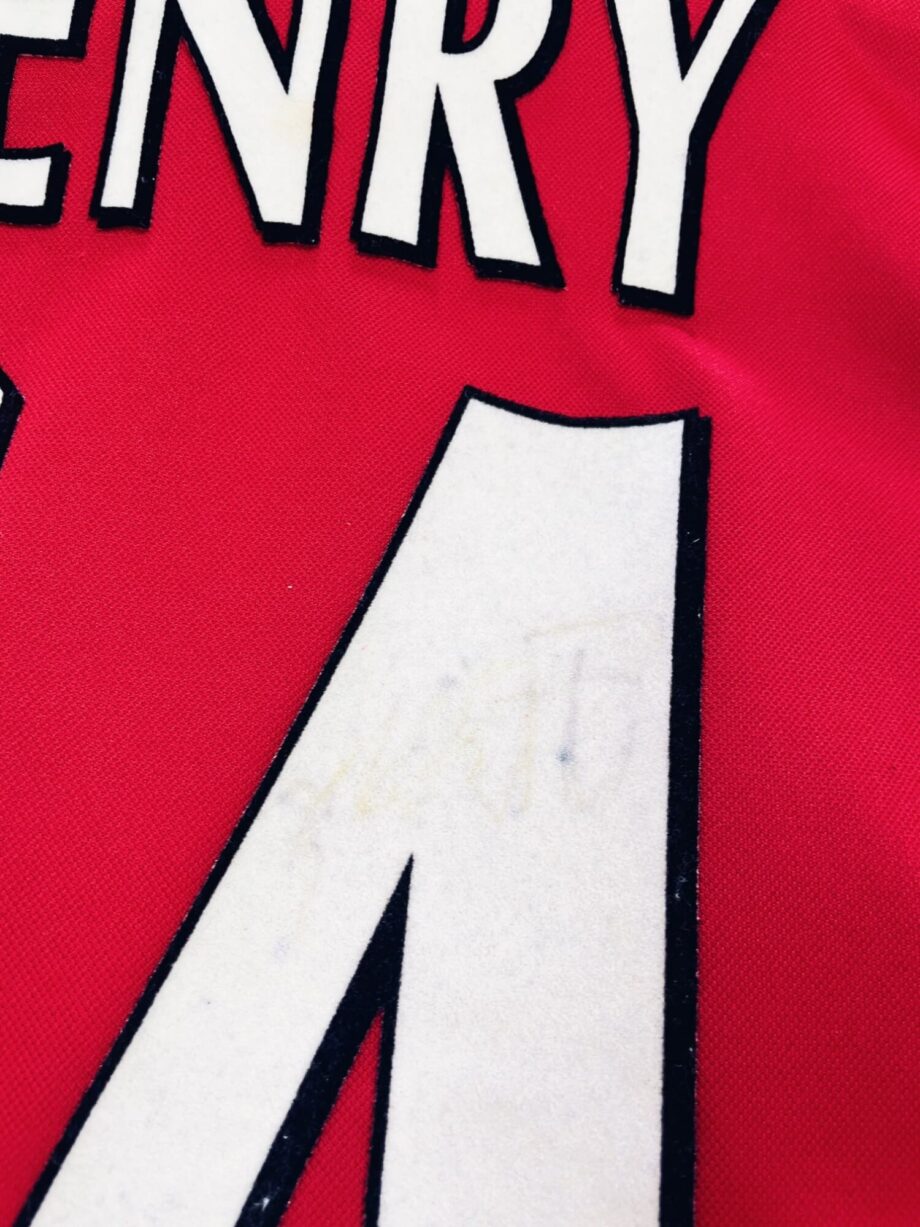 maillot vintage domicile Arsenal 2000/2002 floqué Henry #14