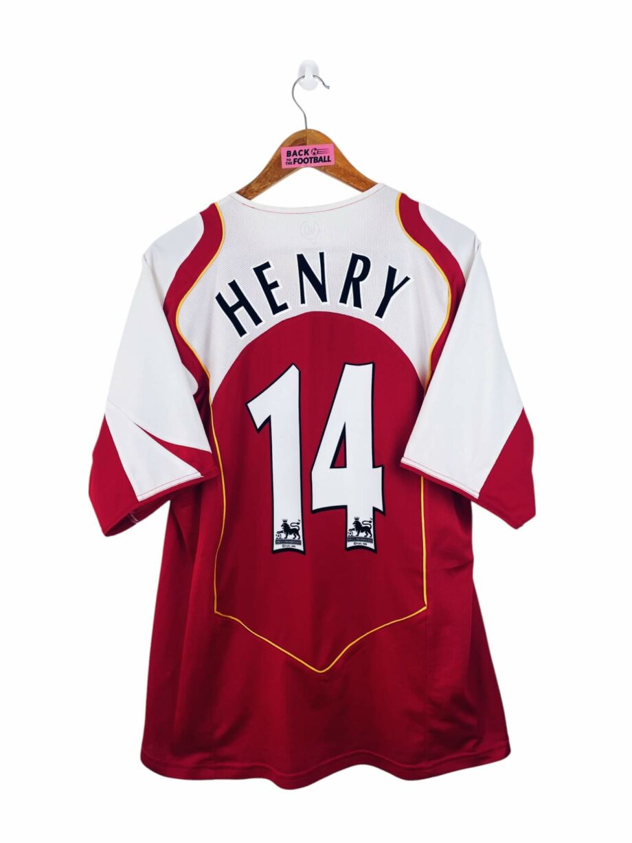 maillot vintage domicile Arsenal 2004/2005 floqué Henry #14