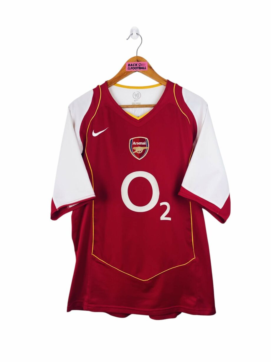 maillot vintage domicile Arsenal 2004/2005 floqué Henry #14
