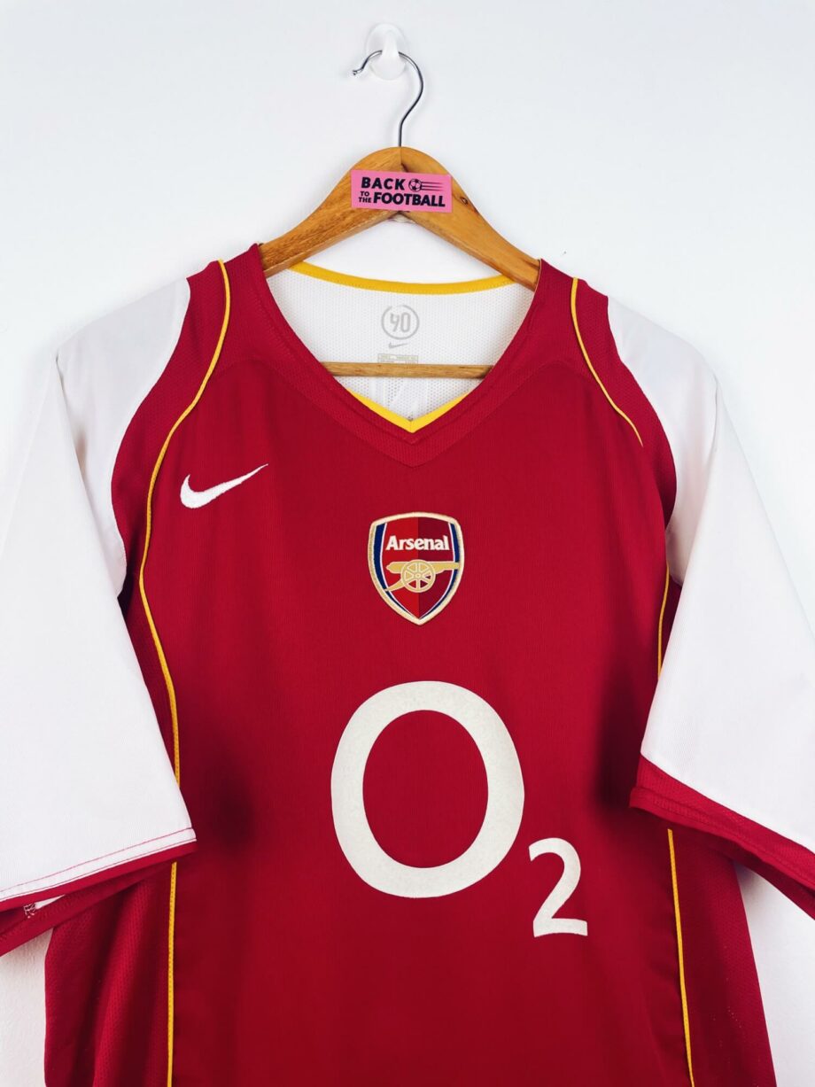 maillot vintage domicile Arsenal 2004/2005 floqué Henry #14