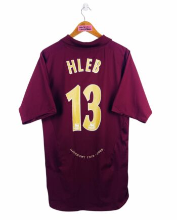 maillot vintage domicile Arsenal 2005/2006 floqué Hleb #13