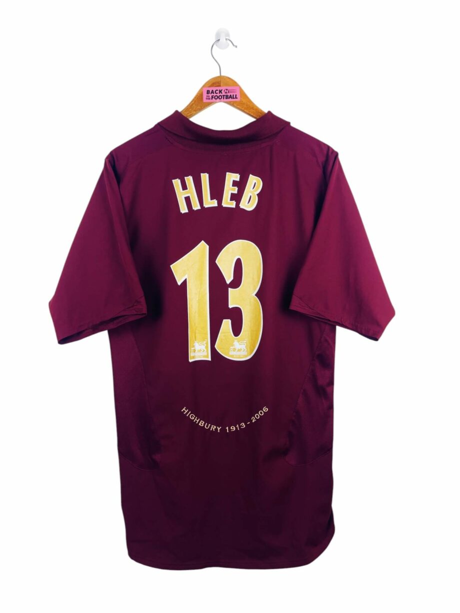 maillot vintage domicile Arsenal 2005/2006 floqué Hleb #13