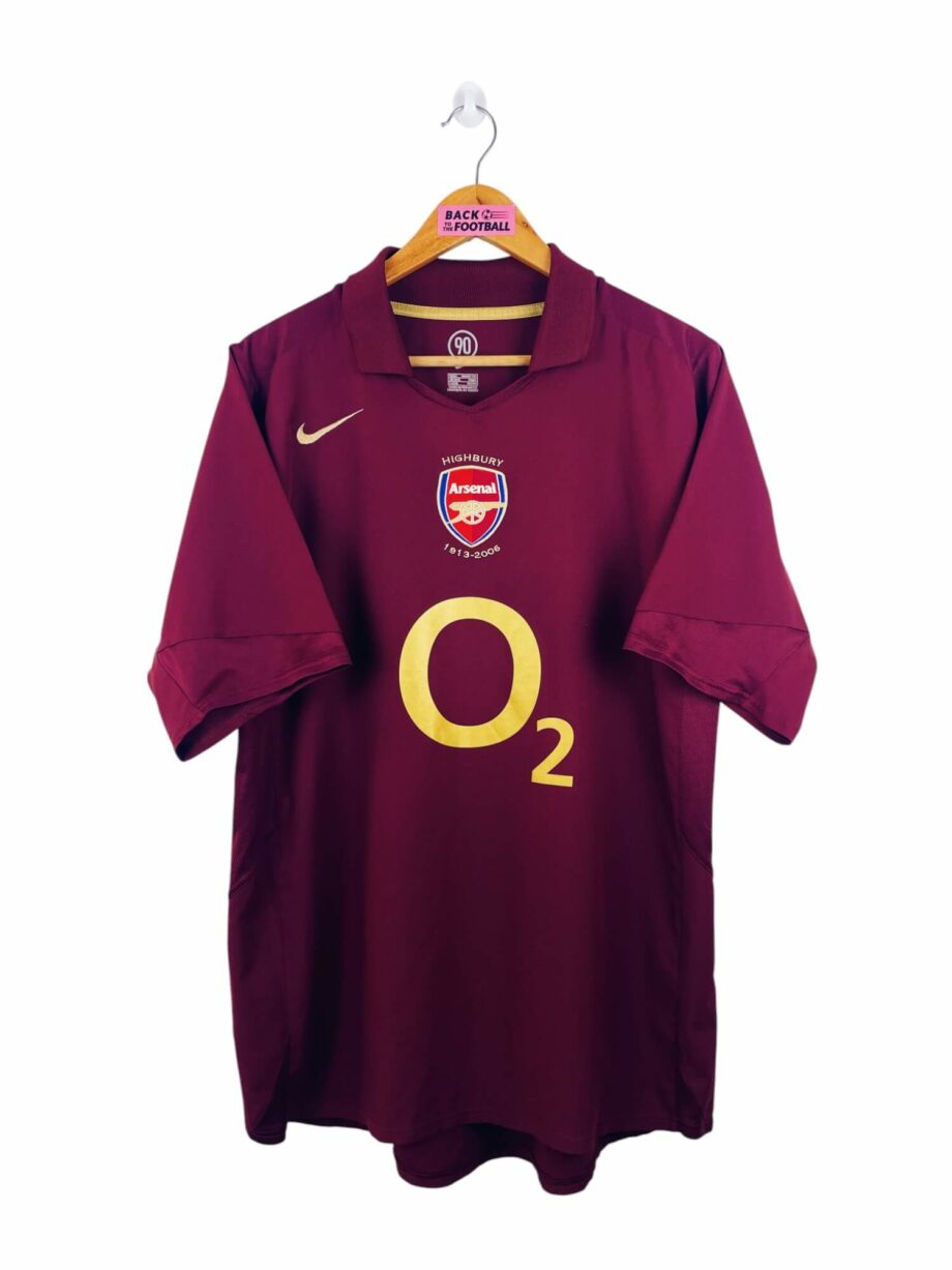 maillot vintage domicile Arsenal 2005/2006 floqué Hleb #13