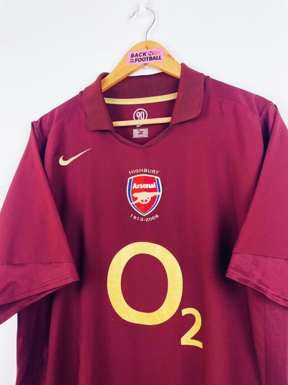 maillot vintage domicile Arsenal 2005/2006 floqué Hleb #13