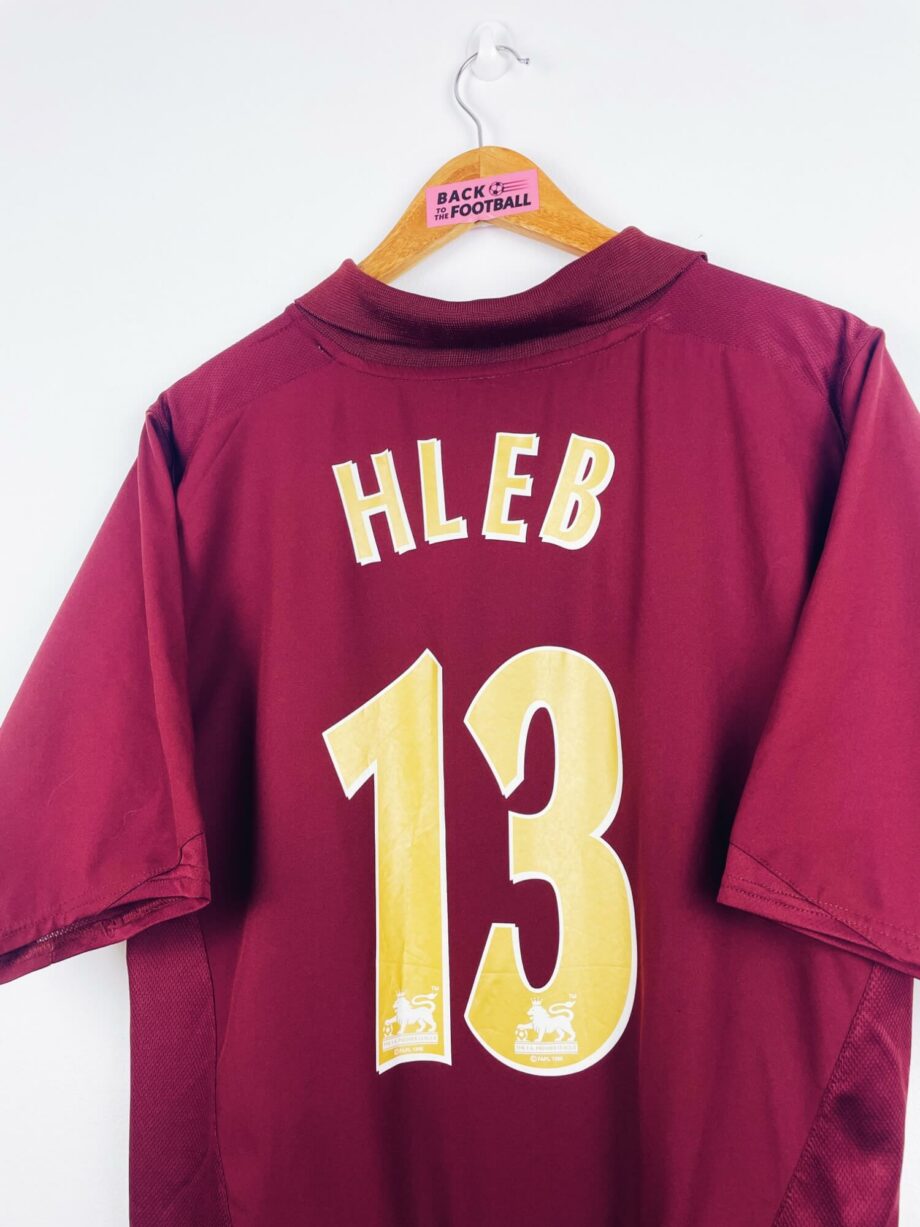 maillot vintage domicile Arsenal 2005/2006 floqué Hleb #13