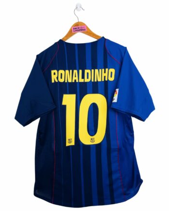 maillot vintage extérieur Barcelone 2004/2006 floqué Ronaldinho #10